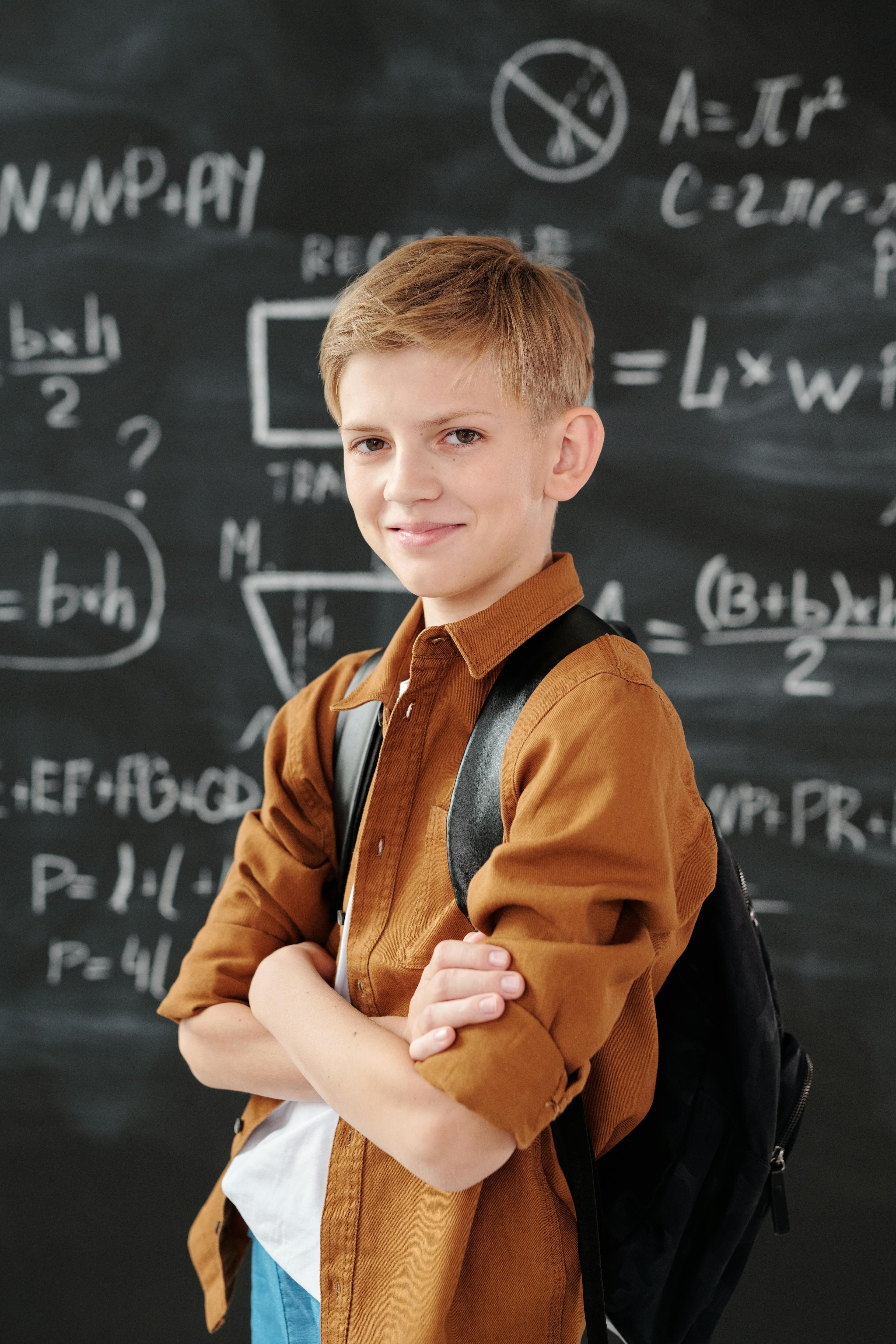 Student 1 smiling